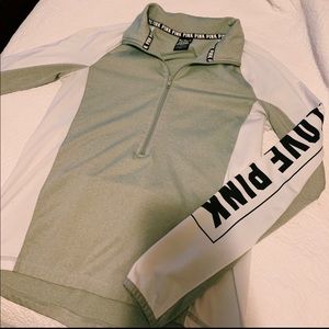 PINK/VS half zip